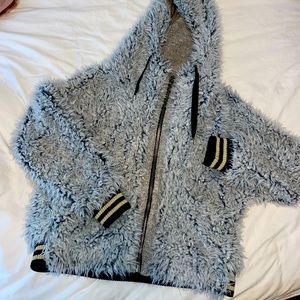 Free People Fluffy Dolman Jacket